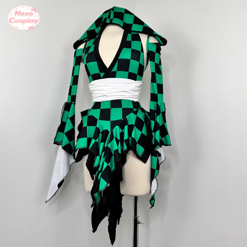 Gender‑bend Tanjiro Kamado Swi - огляд і ціна Anime Cosplay Jumpsuit